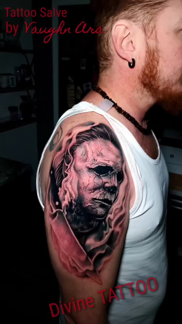Horror sleeve in progress
